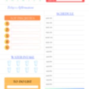 Daily digital planner